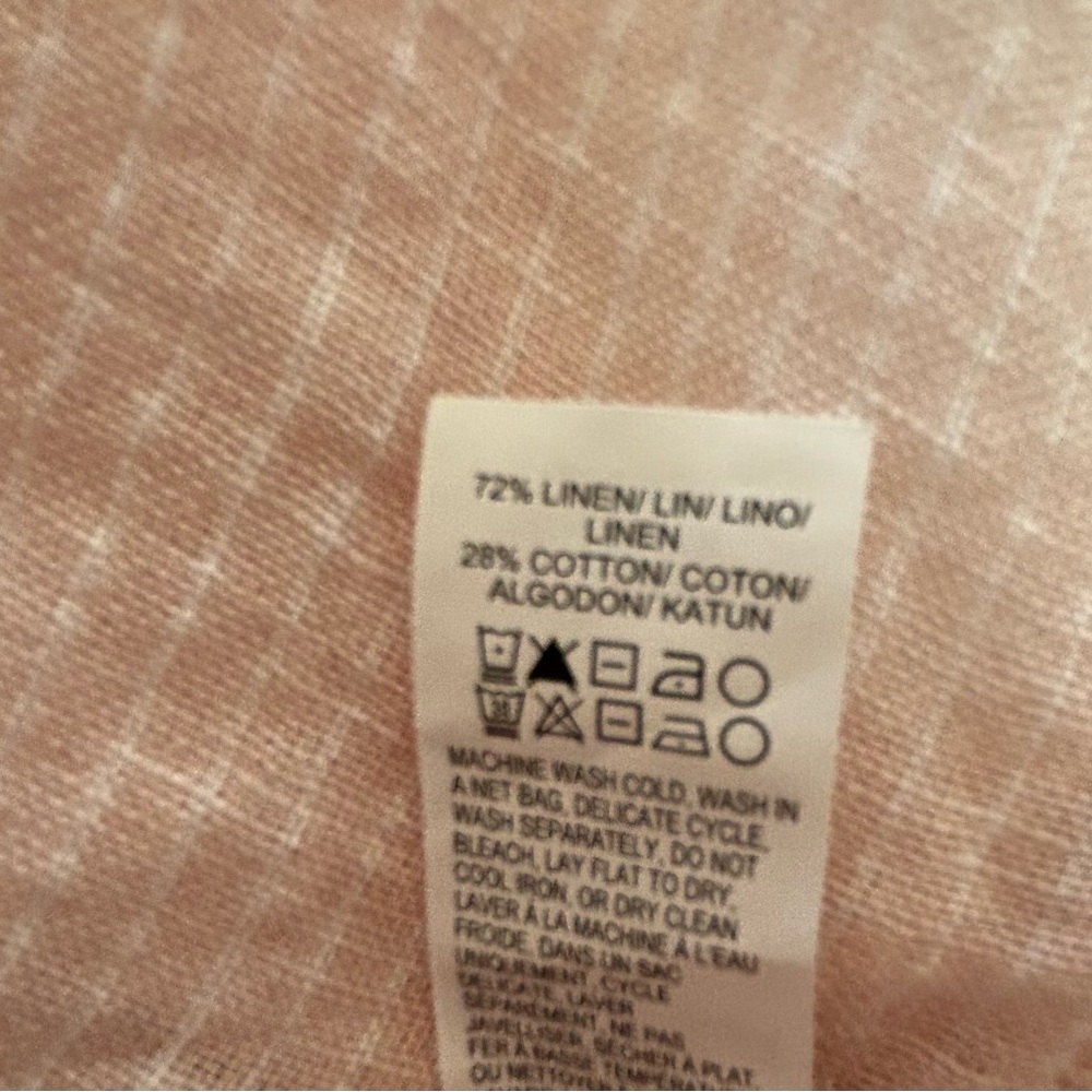 Lucky Brand Linen/Cotton pullover blouse. Size medium - Picture 4 of 4